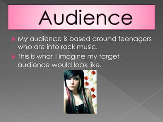 Question 5.How would you attract/address your audience 