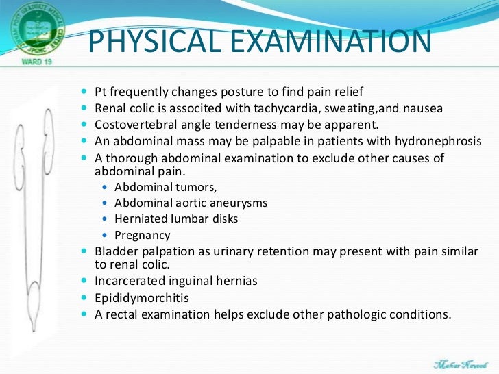 Evaluation of pt with urolithiasis