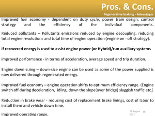 Evaluation of regenerative braking for urban driving conditions.pptx