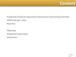 Evaluation of regenerative braking for urban driving conditions.pptx