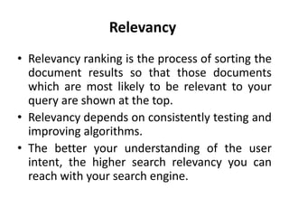 Evaluation of search engine | PPTX