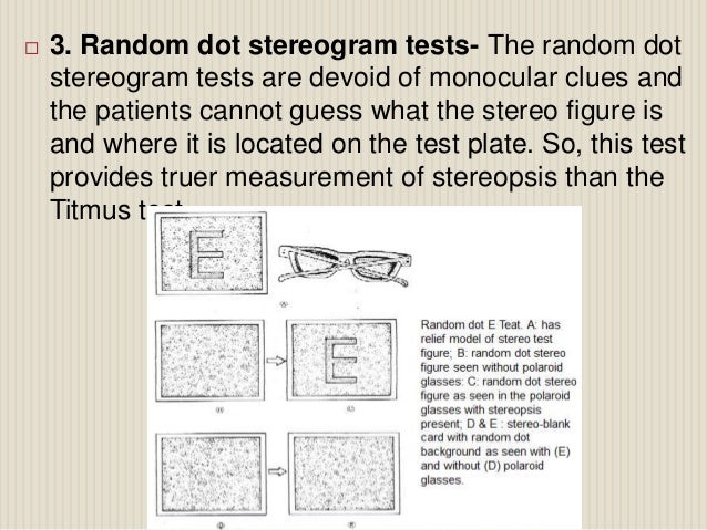 Random Dot Testing Random Dot Test – Lang Stereotest Auswertung – JOXN