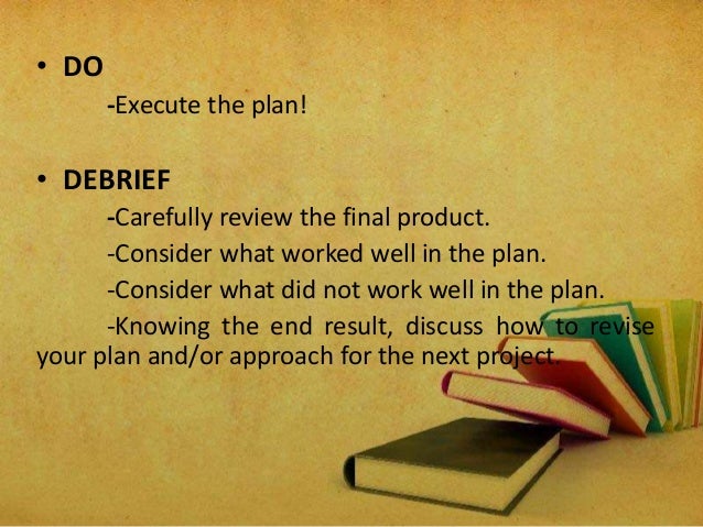 Image result for define design do debrief