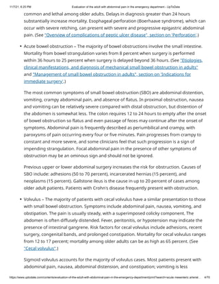 Abdominal pain in the emergency department | PDF