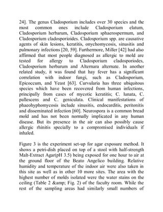 Beato Method Evaluation of the indoor air quality of beato angelico building of the ...