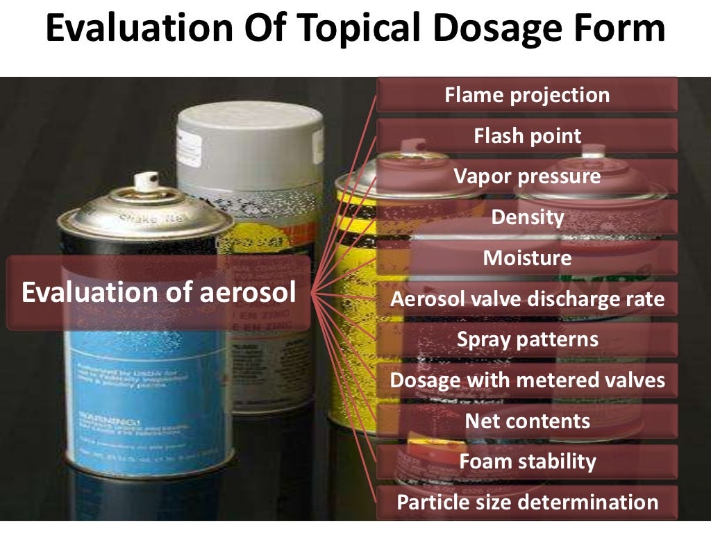 Evaluation Of Topical Dosage Forms