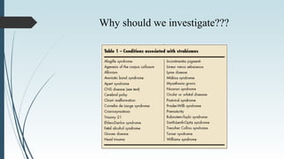 Why should we investigate???
 