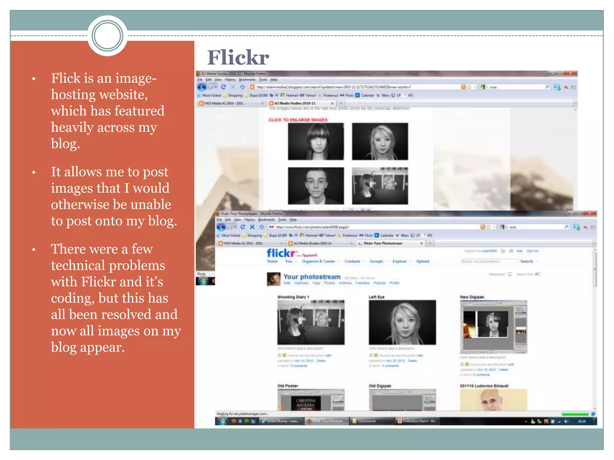 How we managed to achieve an online diary of the three projects through bloggingBlogging