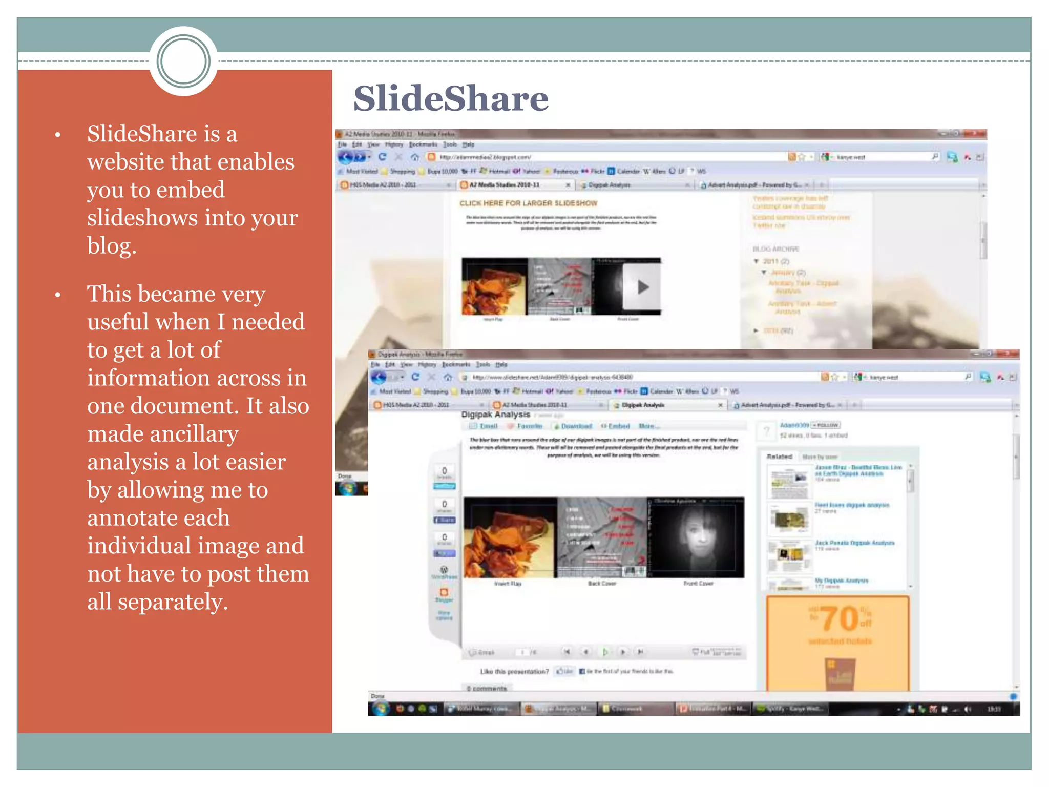 Because HTML is easier and we are able to post other software into these blogs, we chose to use Blogger.