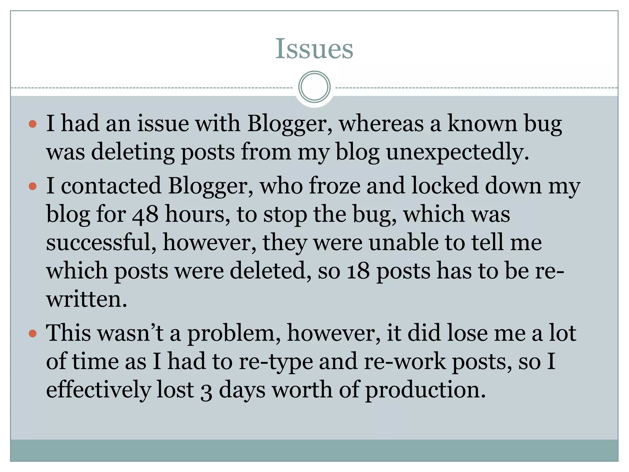 It allowed me to embed into my blog my analysis, created on a Word document, rather than scan it in, and make the writing unreadable.