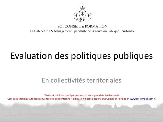 Evaluation Politique Publique Presentation