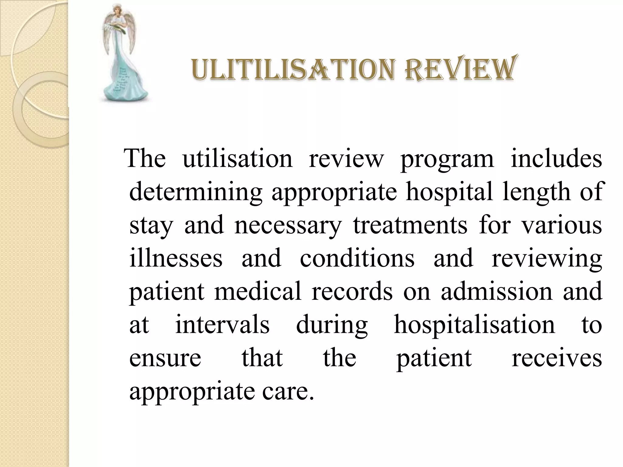 NEED FOR EVALUATING PATIENT SATISFACTION Data about patient satisfaction equips nurses with useful information about the structure, process and outcome of nursing careIt is a requirement for therapeutic treatment and is equivalent to self therapy.  Satisﬁed patients help themselves get healed faster because they are more willing to comply with treatment and adhere to instructions of health care providers, and thus have a shorter recovery time. 