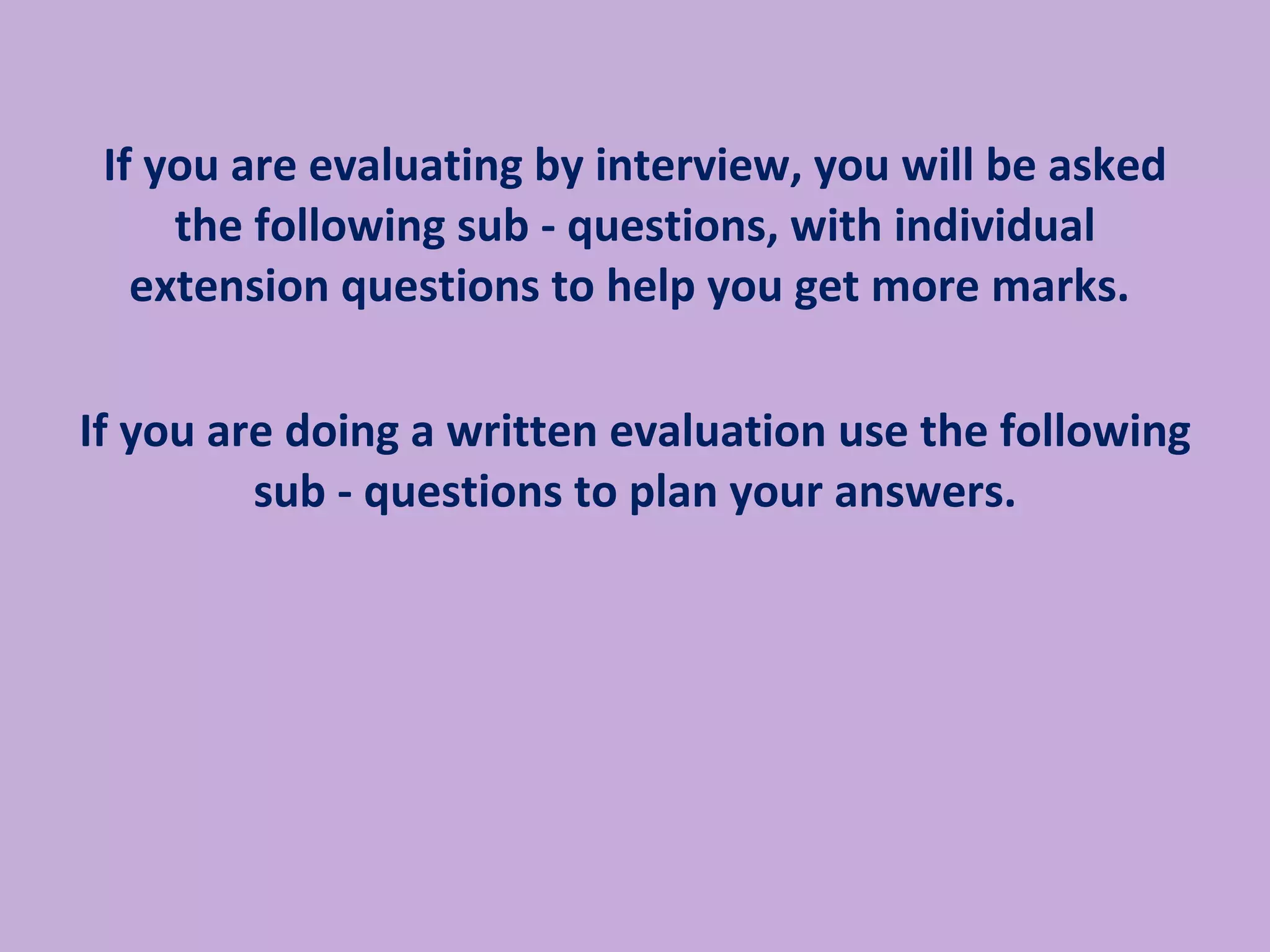 Evaluation visual data 4