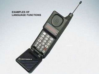 EXAMPLES OF
LANGUAGE FUNCTIONS




                         LÑAÑAÑ
                     -
 