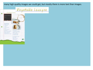 many high quality images we could get, but mostly there is more text than images.
 