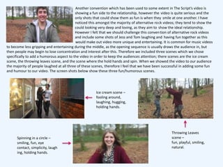 Another convention which has been used to some extent in The Script’s video is
.                                         s...