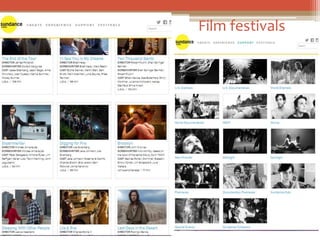Film festivals
 