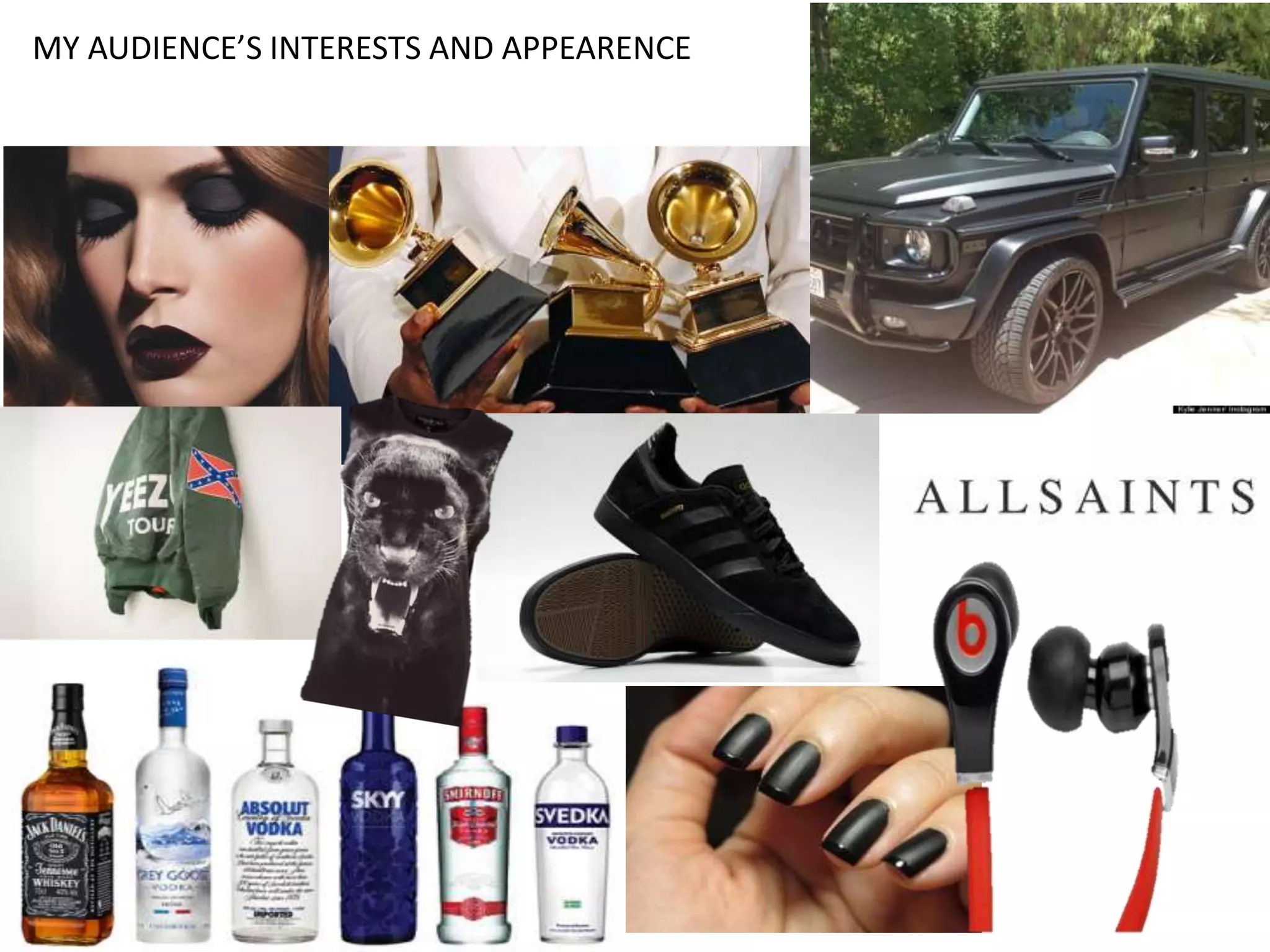 MY AUDIENCE’S INTERESTS AND APPEARENCE
 