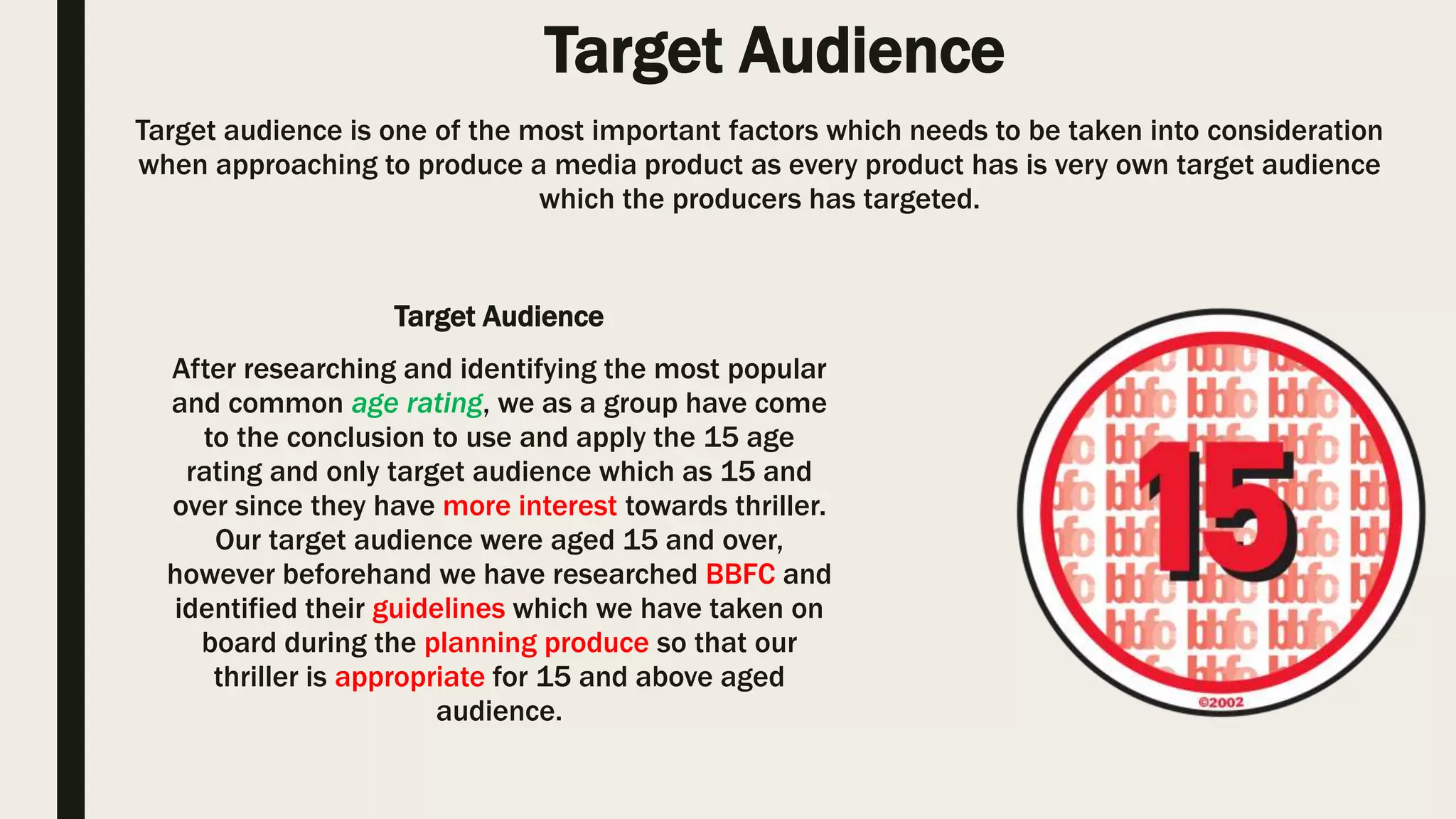 Theorist
There are four important narrative theorist which has an impact on the media product which is produced nowadays,
Propp, Todorov, Aristotle and Barthes.
Propp stated and declared that the characters which are included in folk tales has and portrays more meaning of
the narrative regarding the audience.
Todorov suggested that films follow a narrative structure of Equilibrium, Disequilibrium and New Equilibrium.
Equilibrium is the first appearance of the characters to the audience, Disequilibrium is the process of when
something distorting happens. Finally, New Equilibrium is the stage when everything is resolved and there is a happy
ending to the narrative.
Aristotle claimed that the narrative was based around themes and emotions, the structure of the narrative is that
Exposition is when the audience identifying the characters, Rising Action is when the protagonist/anti hero realises
their ambition, Climax is when the overall tension occurs and everything goes wrong, Falling Action is when there is
a turning point of the plot and Denouement is when everything is solved and there is a happy ending.
Barthes stated that a narrative structure is consists of the following; Connotation, Denotation and Cultural
Understanding.
After analysing the theorist, we have come to the conclusion to apply all of the theorist to our thriller. As we used
Halloween for our theme, Barthes's cultural understanding applied to us as it will be approachable for audience
from the western world and the use of the iconography in the thriller is a connotation which symbolises different
meanings. Aristotle's narrative structure has also applied to us whereas we have ended our thriller with a climax
ensuring that the audiences feel the tension and suddenly ends. Todorov’s theory also applies as the equilibrium of
the characters appears and the disequilibrium where the antagonist is appears. Finally with Propp’s theory also
applies whereas we’ve used the villain as our antagonist.
 