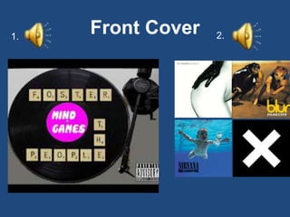 1.
     Front Cover   2.
 