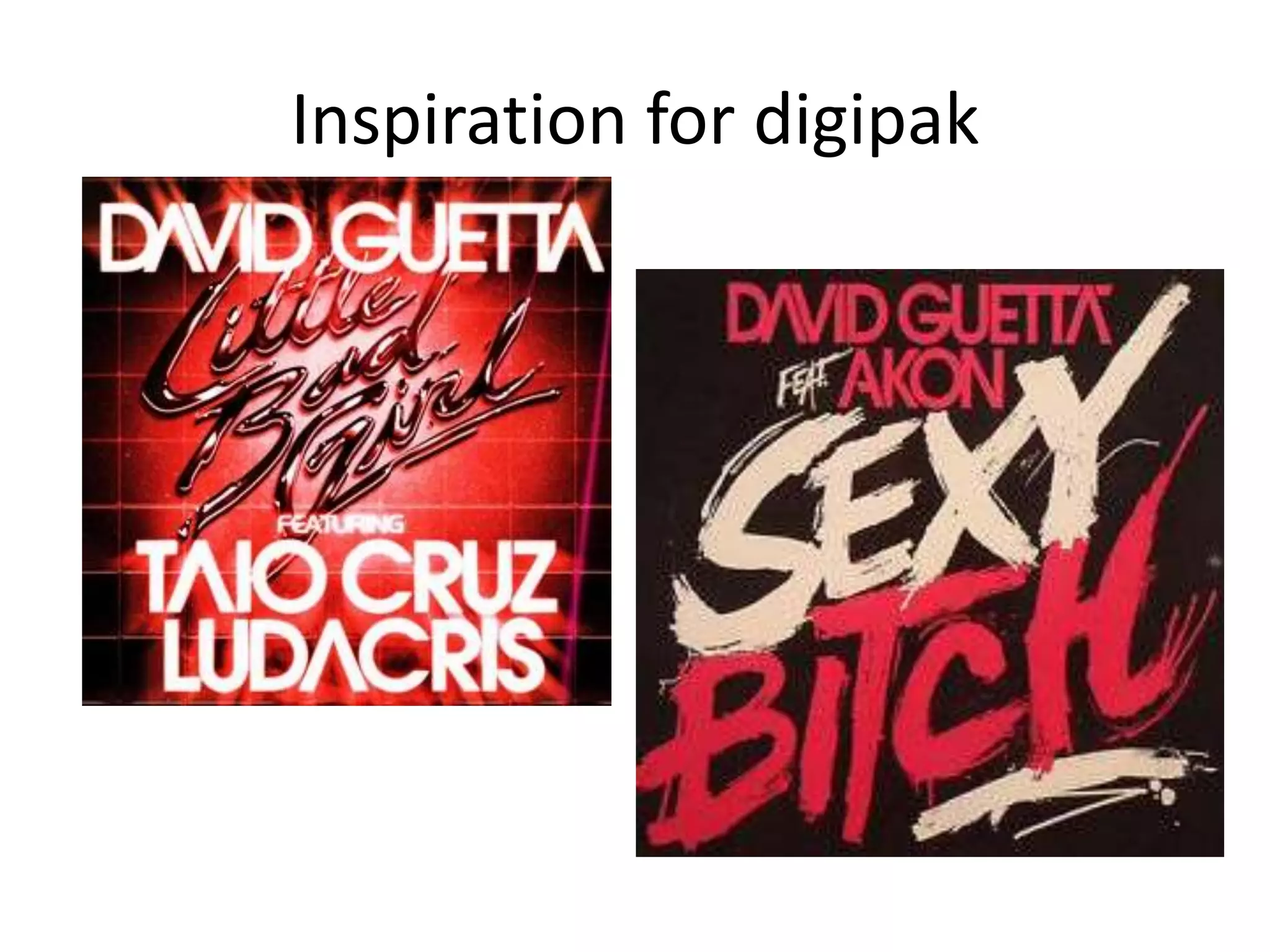 Inspiration for digipak

 