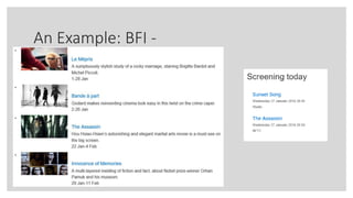 An Example: BFI -
 