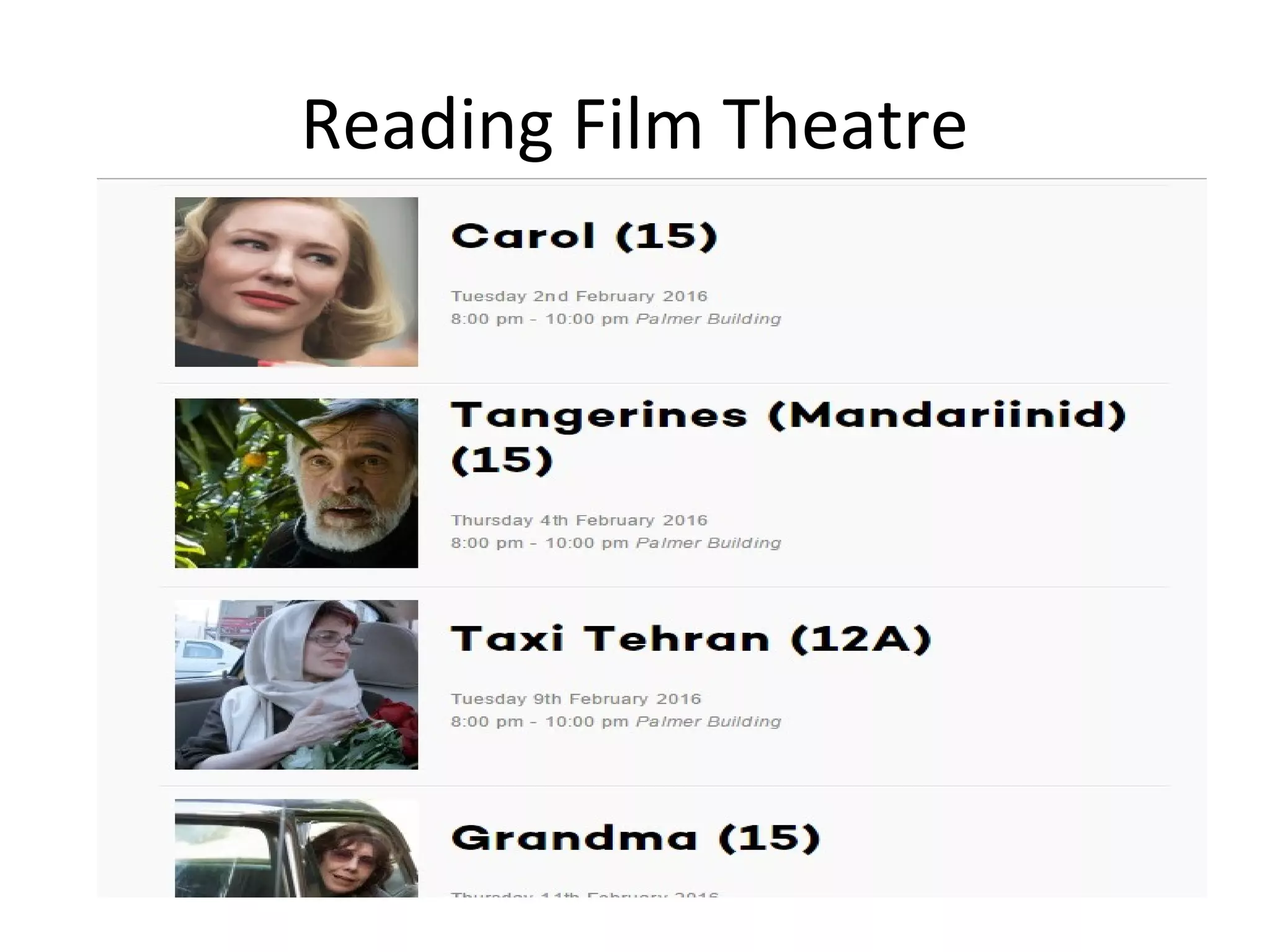 Reading Film Theatre
 