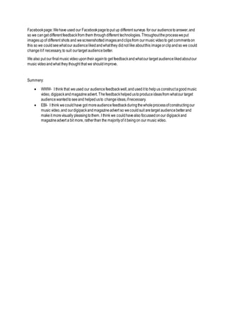 Evaluation Question 3: Shauna Penfold | PDF
