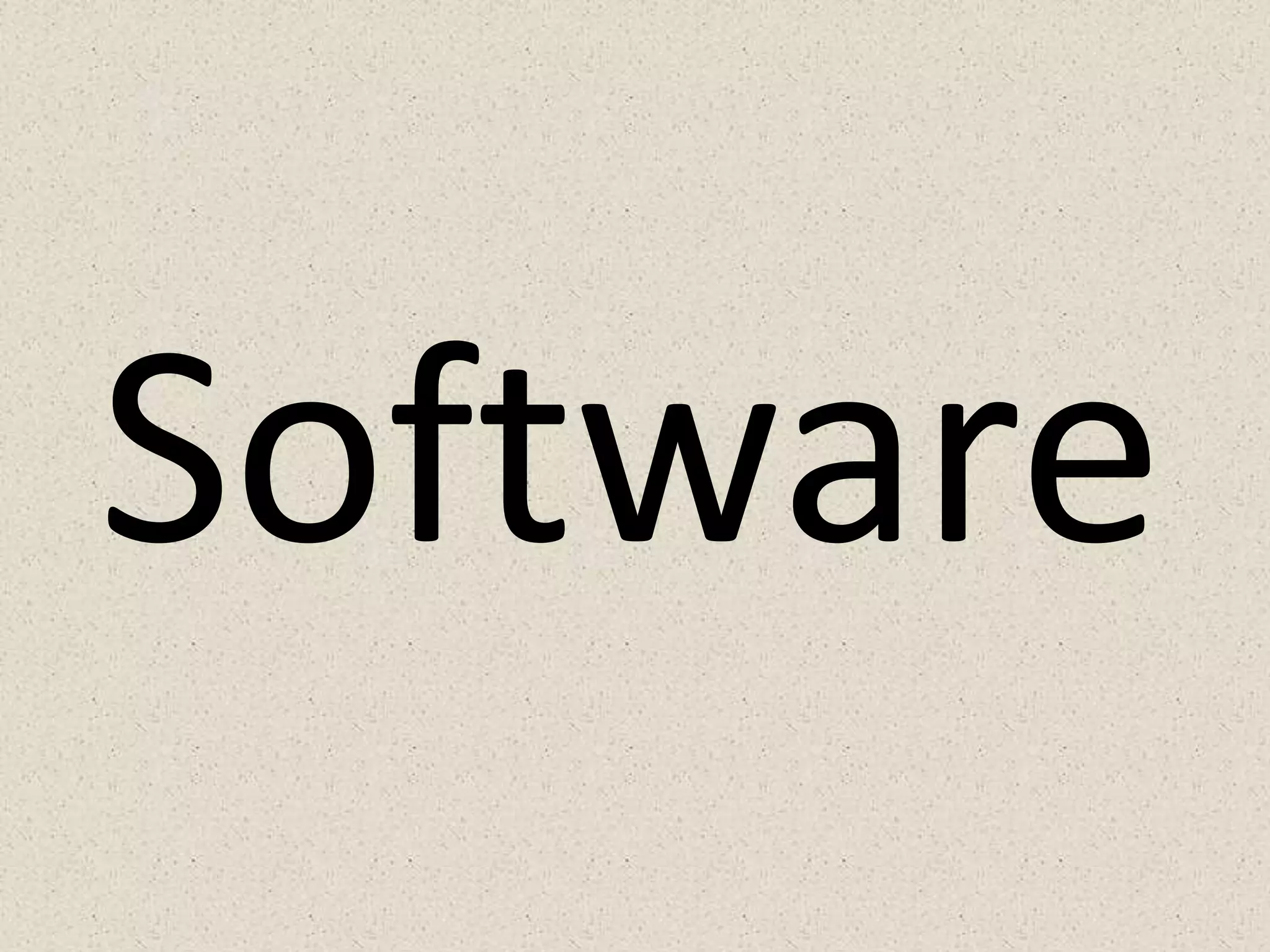 Software