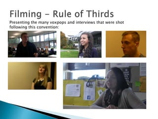 Presenting the many voxpops and interviews that were shot
following this convention:

 