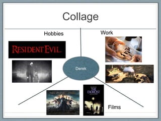 Collage
WorkHobbies
Films