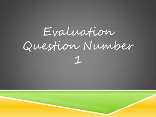 Evaluation
Question Number
1
 