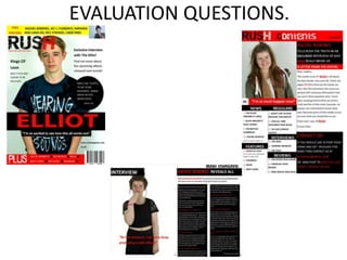 EVALUATION QUESTIONS.

 