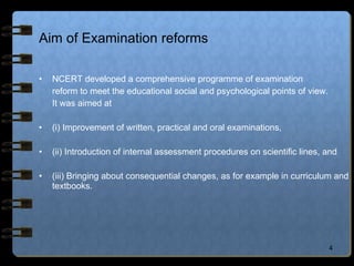 Evaluation reforms and patterns in india | PPT