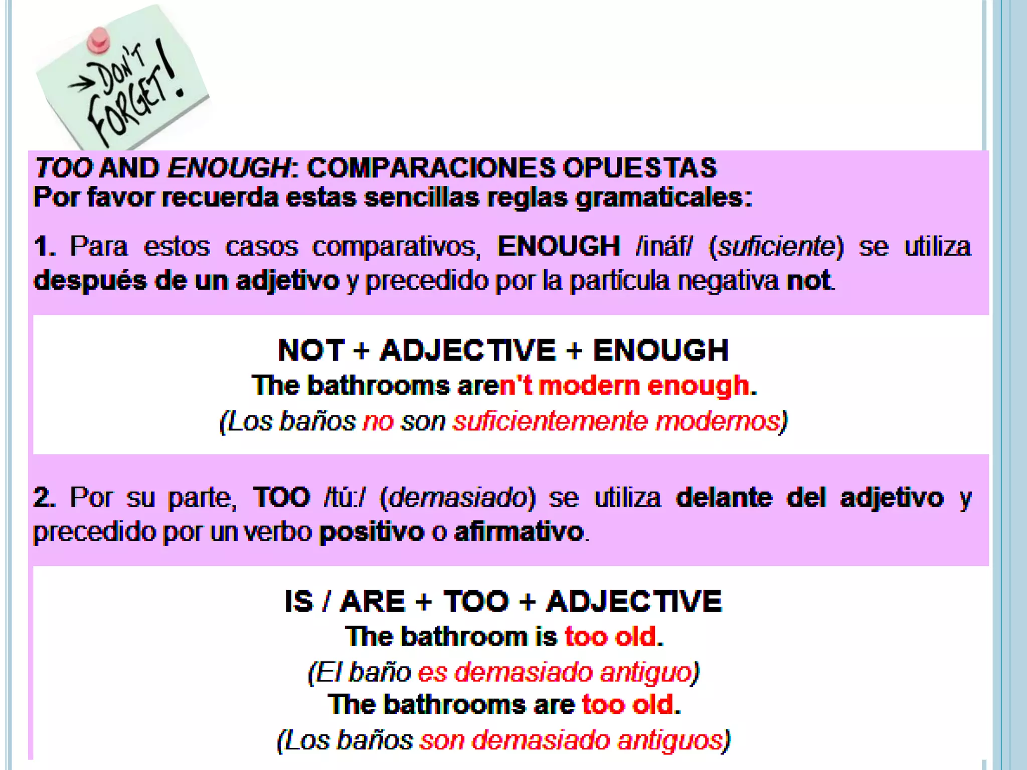 Evaluations and comparisons with adjectives and nouns #2 | PPTX