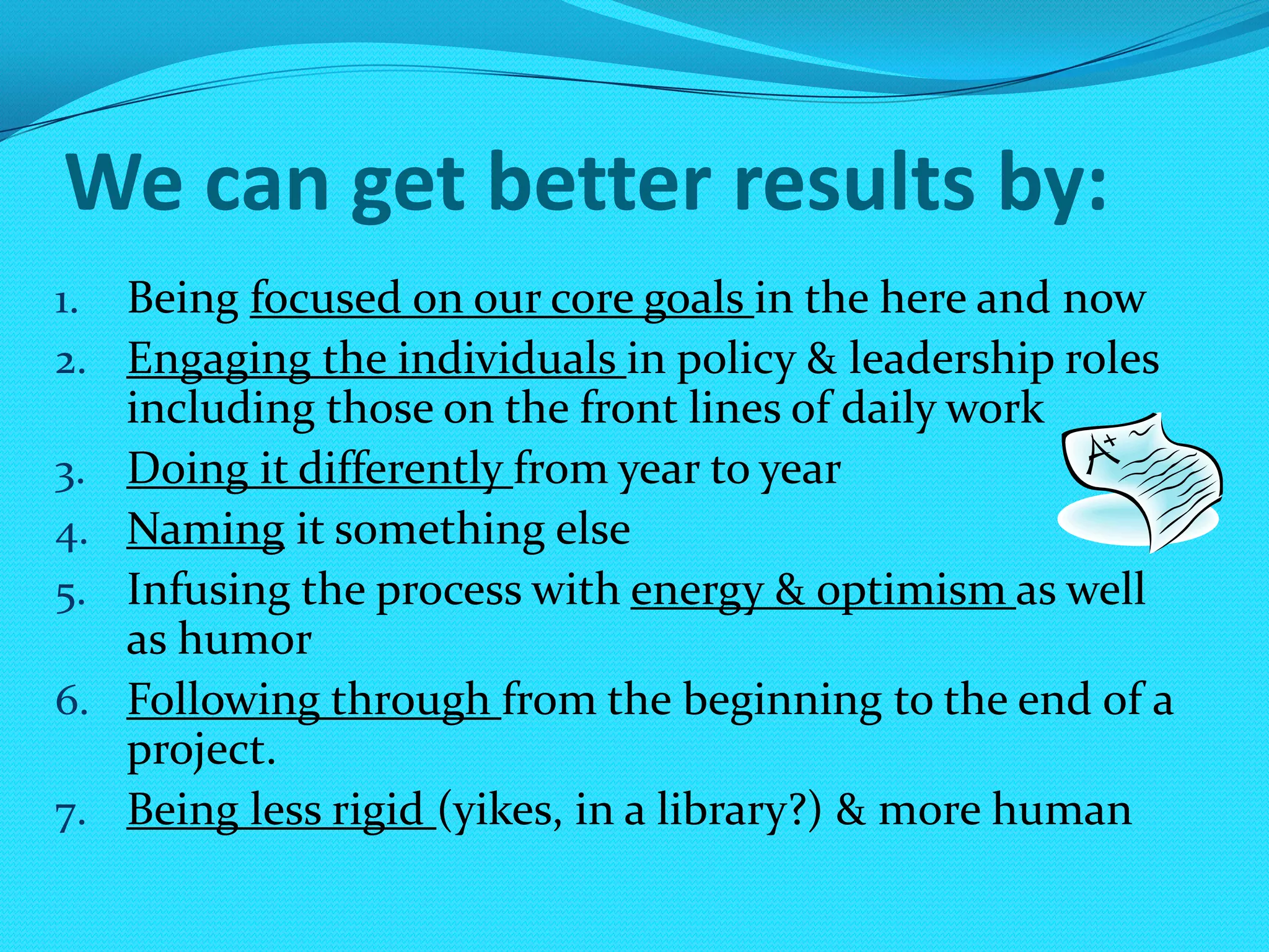 While forms & processes are often enlightened by some of the best in human resource management theory, the practice continues to be overshadowed by fear of reprisal for actually telling someone the truth.