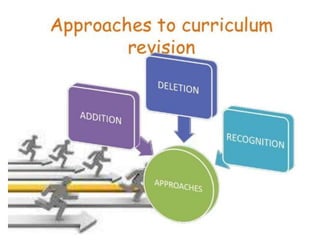 Evaluation strategies, process of curriculum change | PPTX