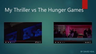 My Thriller vs The Hunger Games
BY DAVID HEAL
 