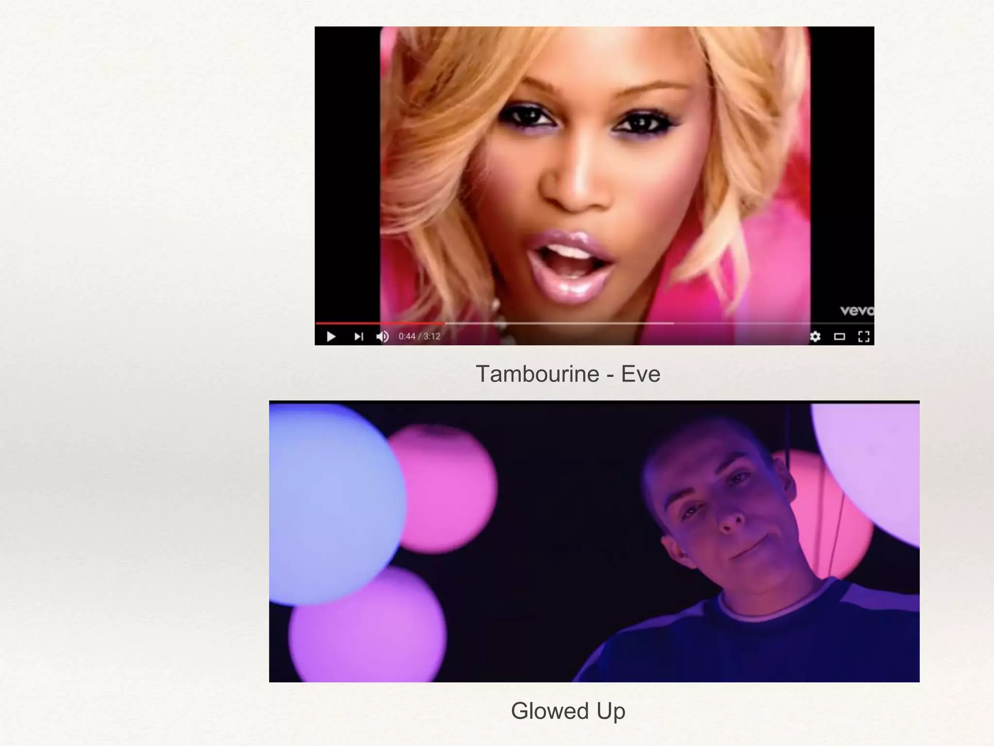 Tambourine - Eve
Glowed Up
 