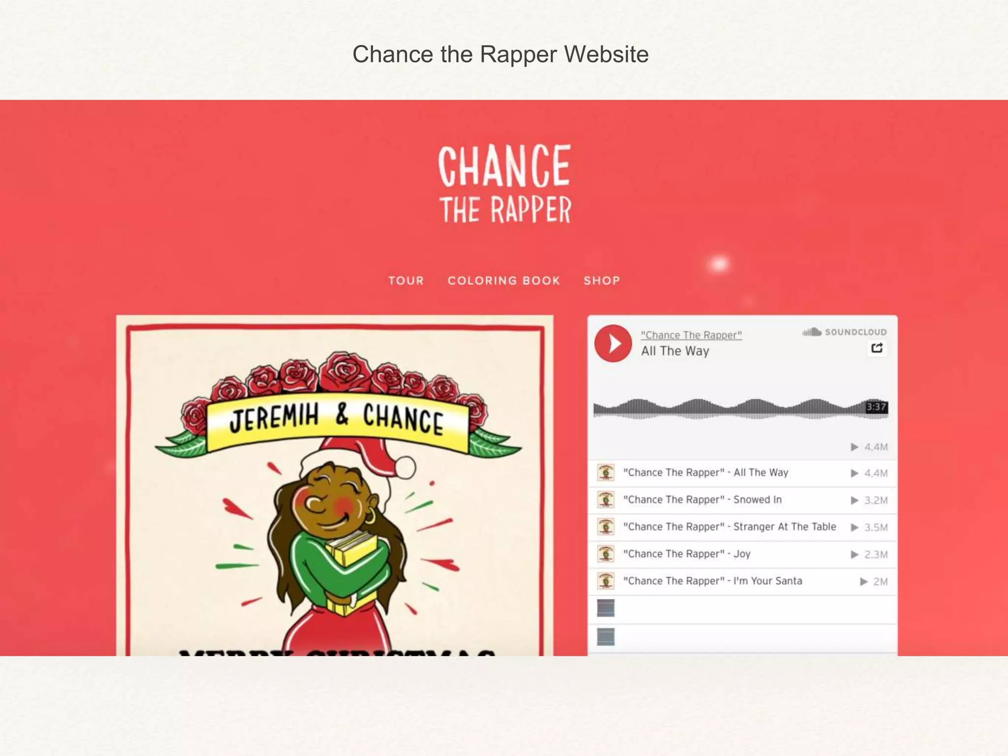 Chance the Rapper Website
 