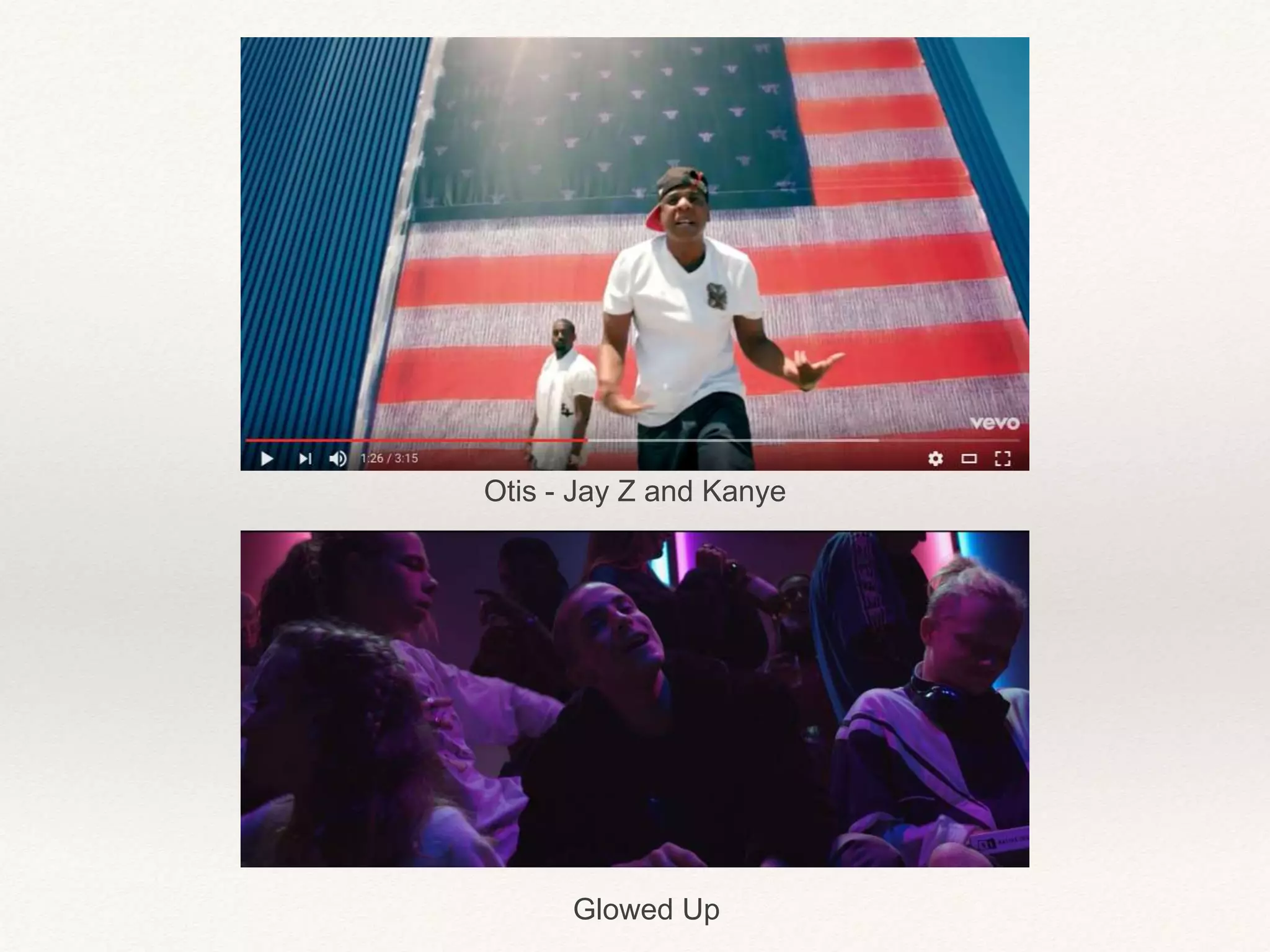 Otis - Jay Z and Kanye
Glowed Up
 