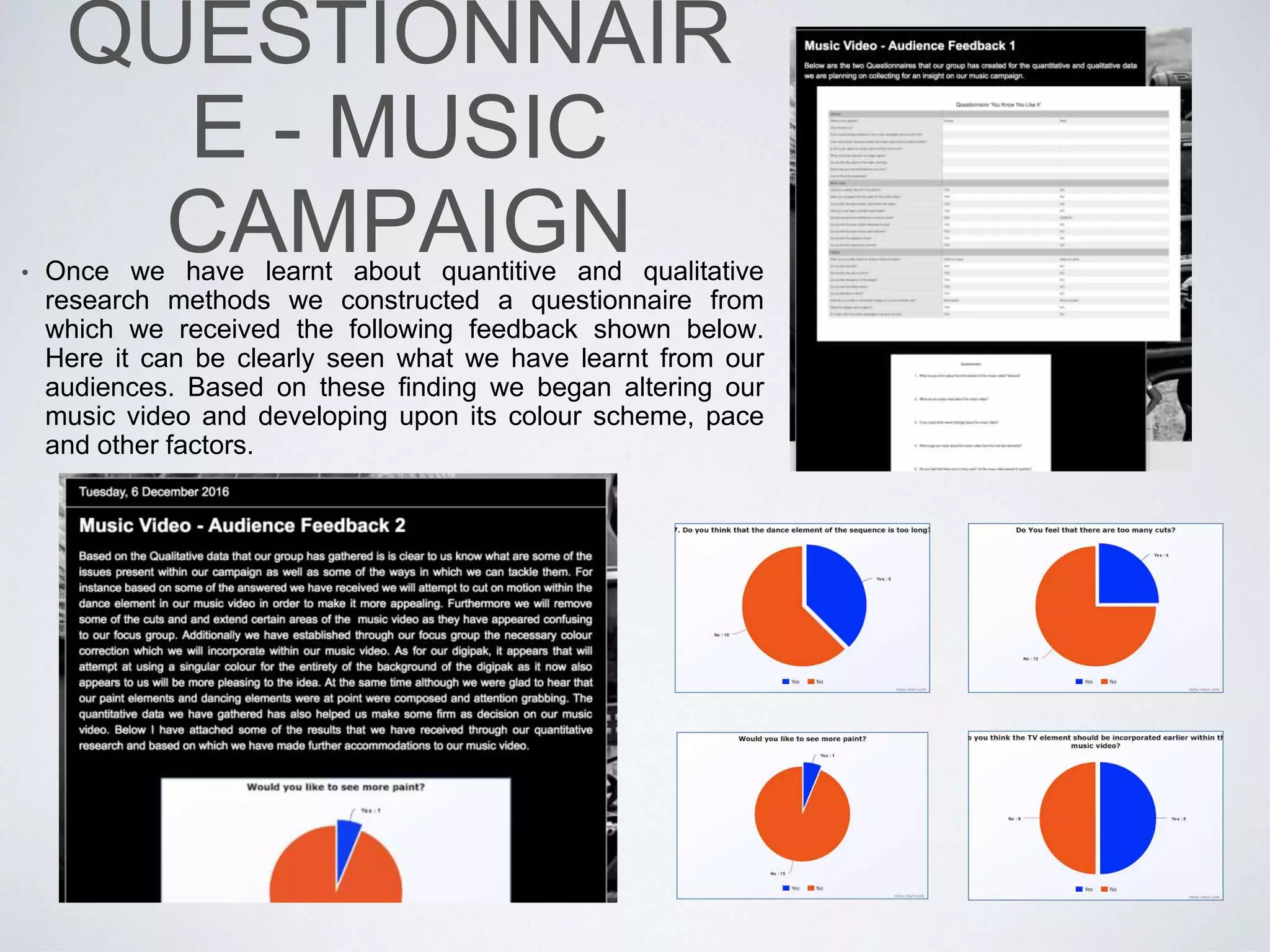 MUSIC CAMPAIGN - FIRST
DRAFT
• At this point I together
with my group have
finished creating the
rough drafts for a
digipak, music video and
a website.
 
