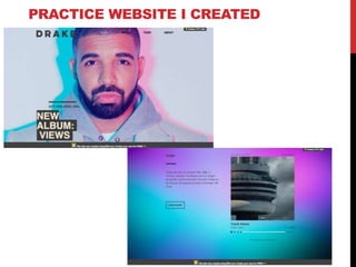 PRACTICE WEBSITE I CREATED
 