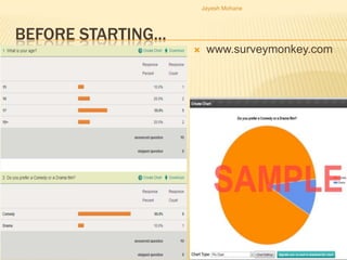 Jayesh Mohane




BEFORE STARTING...
                         www.surveymonkey.com
 