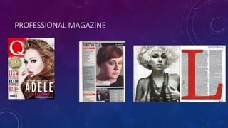 PROFESSIONAL MAGAZINE
 