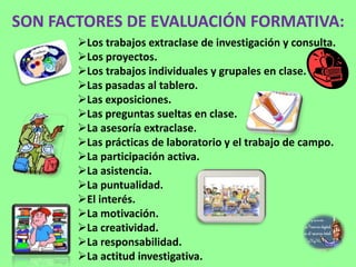 Formativa.Obtener información acerca del estado de aprendizaje.TOMAR DECISIONES MEJORAR