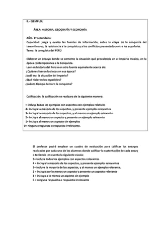 Evalucion de los aprendizajes