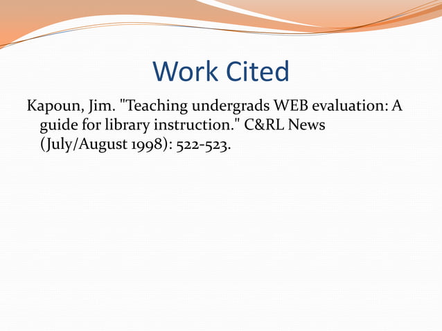 Evaluating Websites Revised Ppt