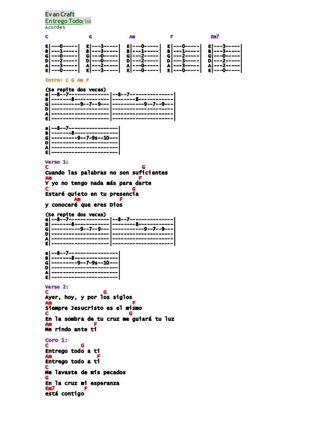 Evan craft entrego todo a ti