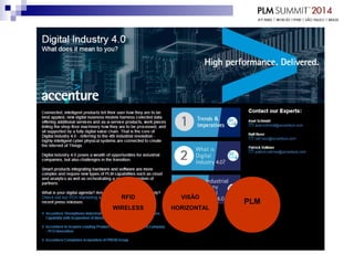 RFID
WIRELESS
VISÃO
HORIZONTAL
PLM
 